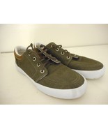 Mens St John&#39;s Bay Size 7 M Brown Lace up Denim Shoe Sneaker - $11.99