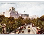 The Embankment Street View London England UNP DB Postcard U24 - £3.12 GBP