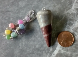 Spiritual Shiva Lingum Reiki Pendulum Pendant Pendulum Dowsing Divination - £15.39 GBP