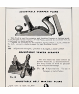 1900 Stanley Tools Scraper Planes Advertisement Victorian Wood Engraving... - $368.56 MXN