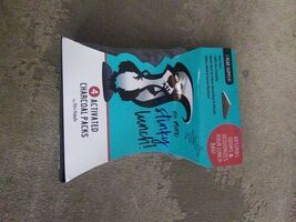 4 No More Stinky Lunch Activated Odor Absorbent Charcoal Packs - Fit + F... - $4.99