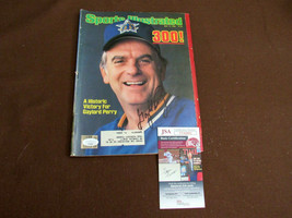 Gaylord Perry Seattle Mariners 300 Win Hof Signed Auto Sports Illustrated Jsa - £93.32 GBP