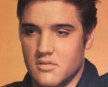 Elvis Presley Magazine Pinup Elvis In Button Up - $3.95