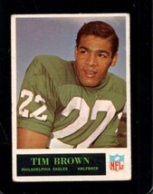 1965 Philadelphia #130 Timmy Brown Vg Eagles *X110479 - £1.46 GBP