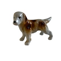 Vintage Tan &amp; White Labrador dog Bone China Figure Japan - £12.35 GBP