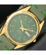 REFURBISHED CITIZEN AUTOMATIC 8200 VINTAGE JAPAN MENS GREEN DIAL WATCH a... - $26.99