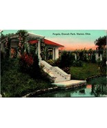 Vtg Postcard 1910s Marion OH Ohio Etowah Lake Park Pergola - Woodland Pub - $180.07 MXN
