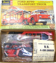 Revell HO Scale Model RR Ford Automobile Transport Truck T-6021:129   1960   IDA - $59.95