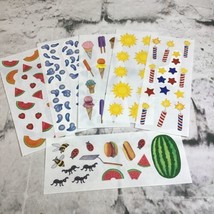 Vintage Scrapbooking Stickers Lot Barbeque Watermelon Fireworks Summer I... - £9.29 GBP
