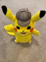 POKEMON Detective PIKACHU 9&quot; Plush Wicked Cool Toys Authentic 2019 Movie - £11.90 GBP