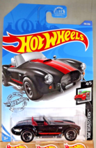 2020 Hot Wheels #191 HW Roadsters 4/5 SHELBY COBRA 427 S/C Black w/Black 5 Spoke - £6.26 GBP