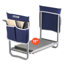 VEVOR Garden Kneeler and Seat, 11 in Wide Pad, Folding Seat with 2 Tool ... - $34.99