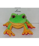 Ganz Webkinz Green Tree Frog 9&quot; plush Stuffed Animal toy - $10.34