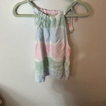 Cloth &amp; Stone Women's XS Tie-Dye Halter Tank Top Multicolor Summer - $24.75