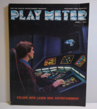Play Meter Magazine April 1983 Pinball &amp; Arcade Ads Millipede Star Trek ... - $45.35