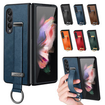 Fr Samsung Z Fold5/4/3/2 5G Shockproof Leather hard Flip back cover  - $72.52