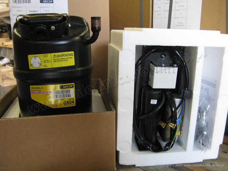 230V compressor Secop GS34MLX 107B0504 identical as Danfoss R404a/R507  ... - $2,858.36