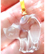 HAUNTED NECKLACE ALEXANDRIA'S CAT OF THE VEILED MOON Magick 7 SCHOLARS C... - $777.77