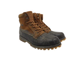 Lugz Men&#39;s Mid-Cut Mallard Casual Winter Boots 2224 Brown Nubuck Size 12M - £33.38 GBP