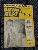 Down beat magazine feb 1952 marilyn monroe cover - £31.32 GBP