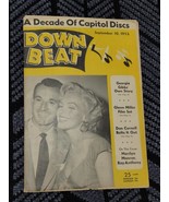 Down beat magazine feb 1952 marilyn monroe cover - $40.00