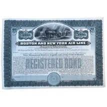 Antique Boston &amp; New York Air Line Railroad Company Bond Certificate Can... - $33.69 CAD