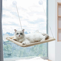  Cat Mat Hammock Window Soft Foldable Cat Window Perch for Sill Pets Win... - $26.26