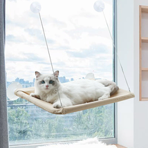  Cat Mat Hammock Window Soft Foldable Cat Window Perch for Sill Pets Win... - £19.75 GBP