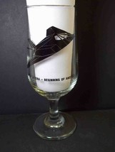 Stemmed beer glass Lockheed F-117 Nighthawk stealth bomber Anheuser-Busc... - $7.80