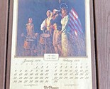 Vintage 1976 Dr Pepper Calendar 1776 Theme Miss Teen America Karen Peter... - $16.75