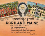 Greetings from Portland Maine Postcard PC566 - $4.99