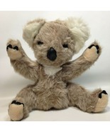 Knickerbocker Koala Bear Plush Animals of Distinction Furry Grey Vintage... - $49.00