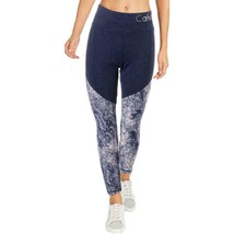 $59 Calvin Klein Women Yoga Fitness Athletic Leggings,  Navy Pastel Pink,Size:XL - £23.25 GBP