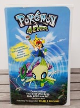 Pokemon 4Ever (VHS, 2003) White Clamshell Celebi Suicune Nintendo VTG Pikachu - £4.01 GBP