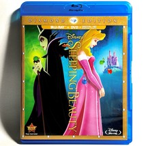Walt Disney&#39;s - Sleeping Beauty (Blu-ray/DVD, 1959, Widescreen) Like New ! - £9.58 GBP