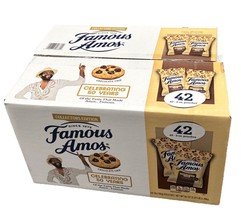 42 PACK -Famous Amos Chocolate Chip Cookies 2 oz (Total 84 oz) LOWEST PR... - $38.20