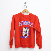 Vintage Minnie Mouse Walt Disney Sweatshirt Kids Large - £25.12 GBP