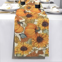 Brown Eyed Susan | Thanksgiving Table Runner 72x13 – 100% Polyester, Rus... - $16.97