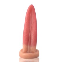 Tongue Lick Dildo, Clitoris G-Spot Stimulation, Extra Long Anal Plug Prostate Ma - £27.53 GBP