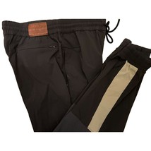 WILSON Small Track Jogger Pants Active-ware Gray Patch Pull-on Size Small - $369.95 MXN