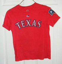 Texas Rangers MLB Majestic Kids Youth Size M  10/ 12 Shin Soo Choo T-Shirt - £8.08 GBP