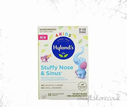 Hyland&#39;s 4 Kids Stuffy Nose &amp; Sinus - 50tabs | Natural | UK STOCK - $24.14
