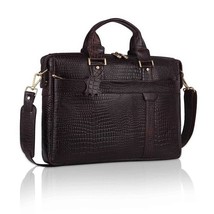 STG Genuine Leather Office Bag For Men Professional Briefcase Laptop Leather Bag - £90.16 GBP