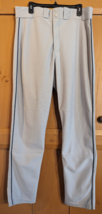 VTG Nike Team Men&#39;s USA Union Made Baseball Softball Pants Sz 36x34 Light Gray - £19.02 GBP