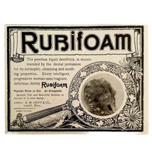 Rubifoam Dentrifice 1897 Advertisement Victorian Toothpaste Dental ADBN1A1 - $14.01 CAD