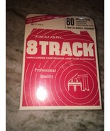 Realistic Blank 8 Track Tape 1 ea  80min-Brand New-SHIPS N 24 HOURS - $471.45 MXN