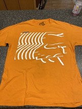 Fox Racing T Shirt Men’s Large Orange W/White Logo Unique Rare - £11.67 GBP