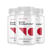 3 Pack Noocube Brain Productivity Pills, Cognitive &amp; Memory Support 180 Capsules - £50.83 GBP