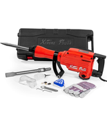 Electric Demolition Jack hammer Concrete Breaker 16&quot; Bull Point and Flat... - $3,569.60 MXN