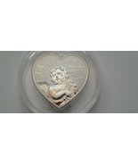 2013 CAMEROON 1000 FRANC HEART OF LOVE SILVER COIN - €72,10 EUR